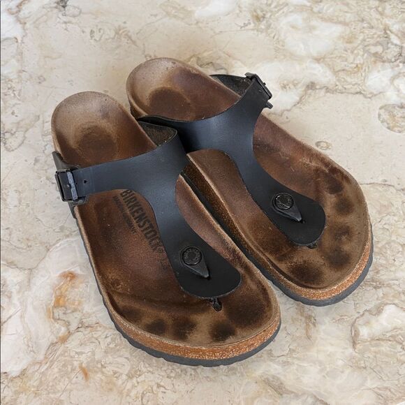 Birkenstock Gizeh Birko-Flor - Black - Picture 2 of 11
